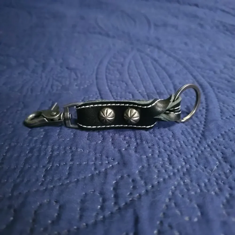 Vintage black studded